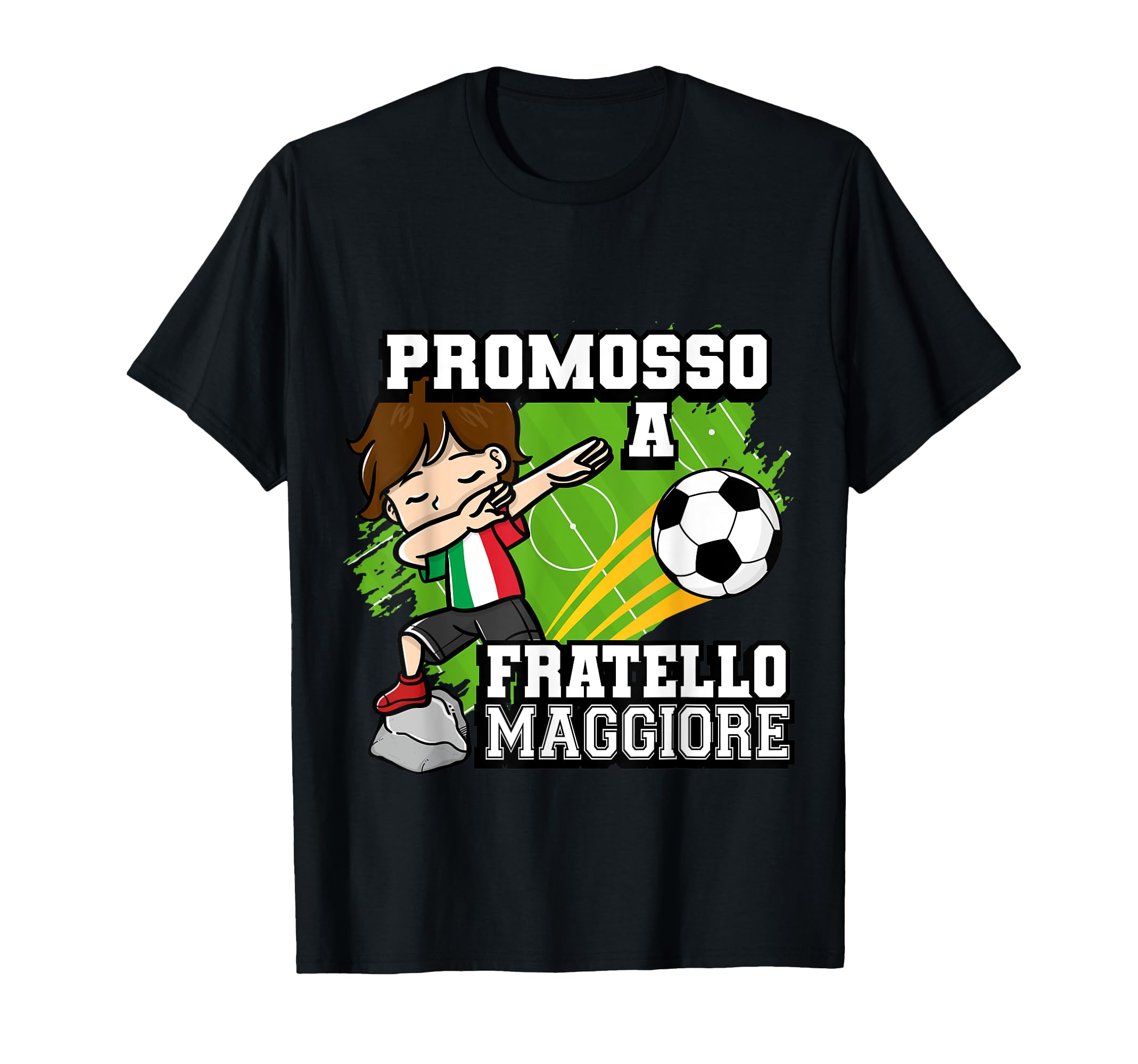Promoted To Big Brother Soccer Player T-Shirt - Trendy Graphic Unisex - T-Shirt, Sweatshirt, Hoodie