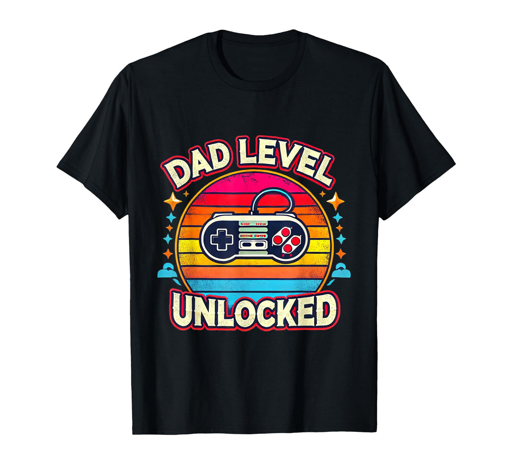 Dad Level Unlocked Funny New Dad Gifts T-Shirt - Unique Graphic Men Women - T-Shirt, Sweatshirt, Hoodie
