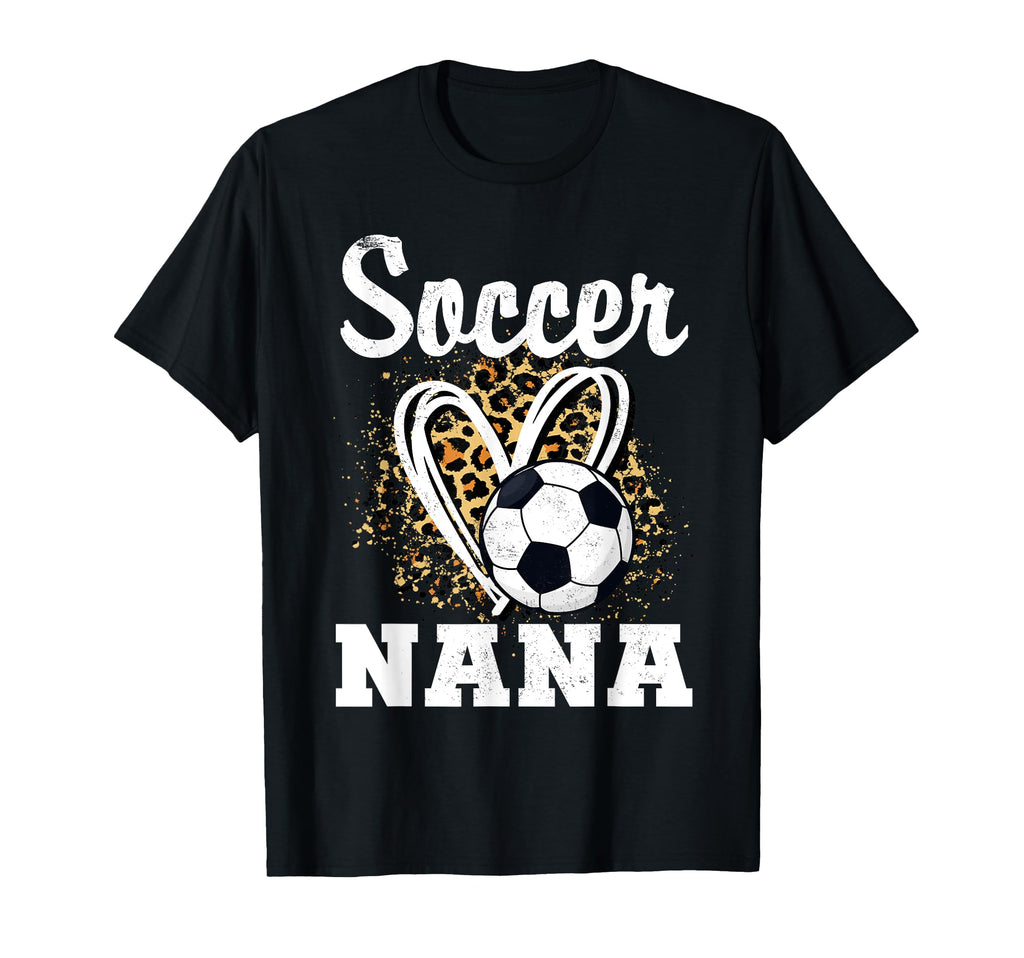 Soccer Grandma Leopard Heart Sweatshirt - Minimalist Print Men Women - T-Shirt, Sweatshirt, Hoodie