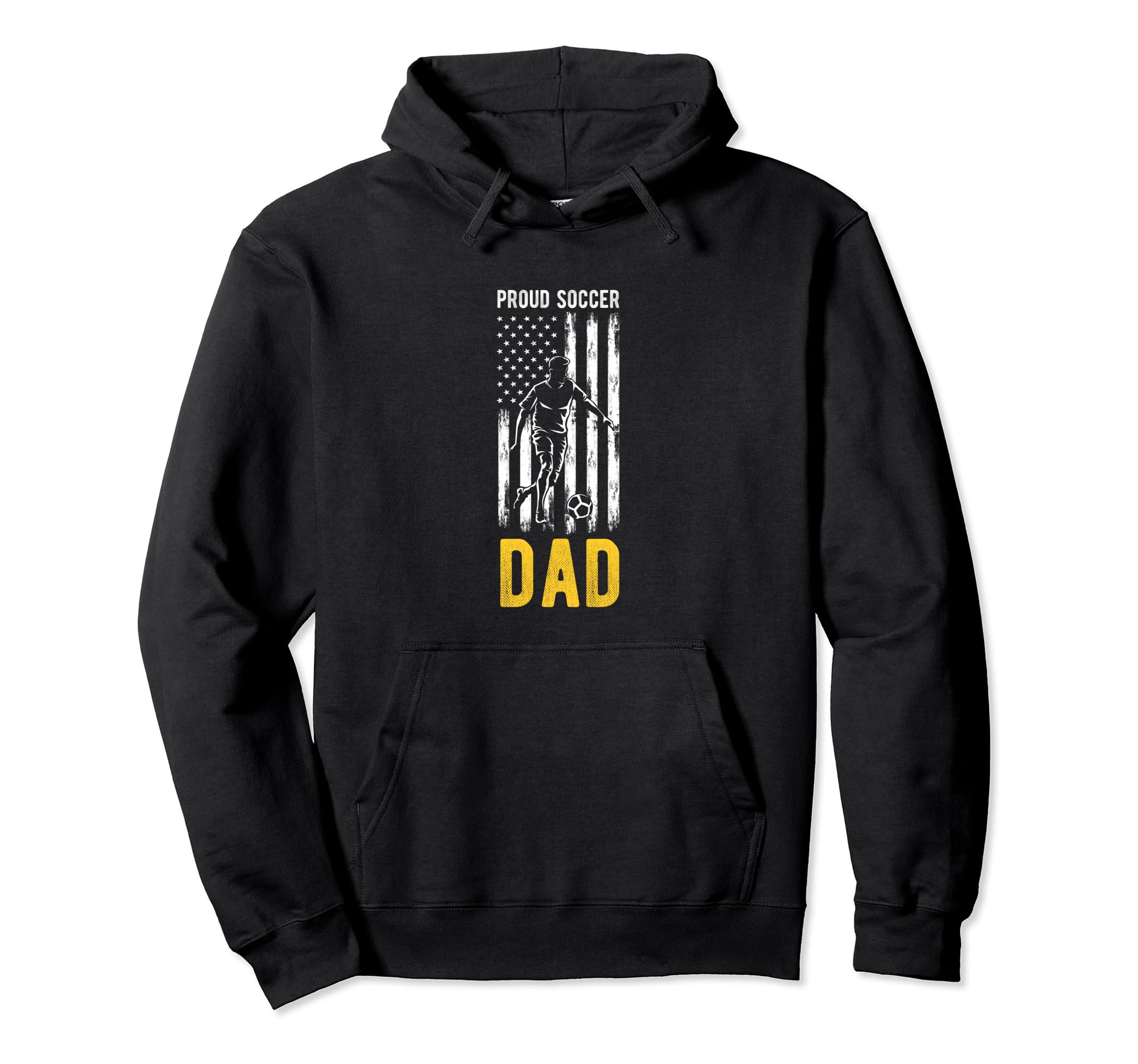 Proud Soccer Dad Usa Flag Family Hoodie - Unique Graphic Men Women - T-Shirt, Sweatshirt, Hoodie
