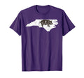 State North Carolina Brisket Bbq Barbecue T-Shirt - Trendy Graphic Unisex - T-Shirt, Sweatshirt, Hoodie