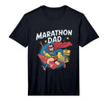 Mens Marathon Dad Running Daddy T-Shirt - Custom Art Print Unisex - T-Shirt, Sweatshirt, Hoodie