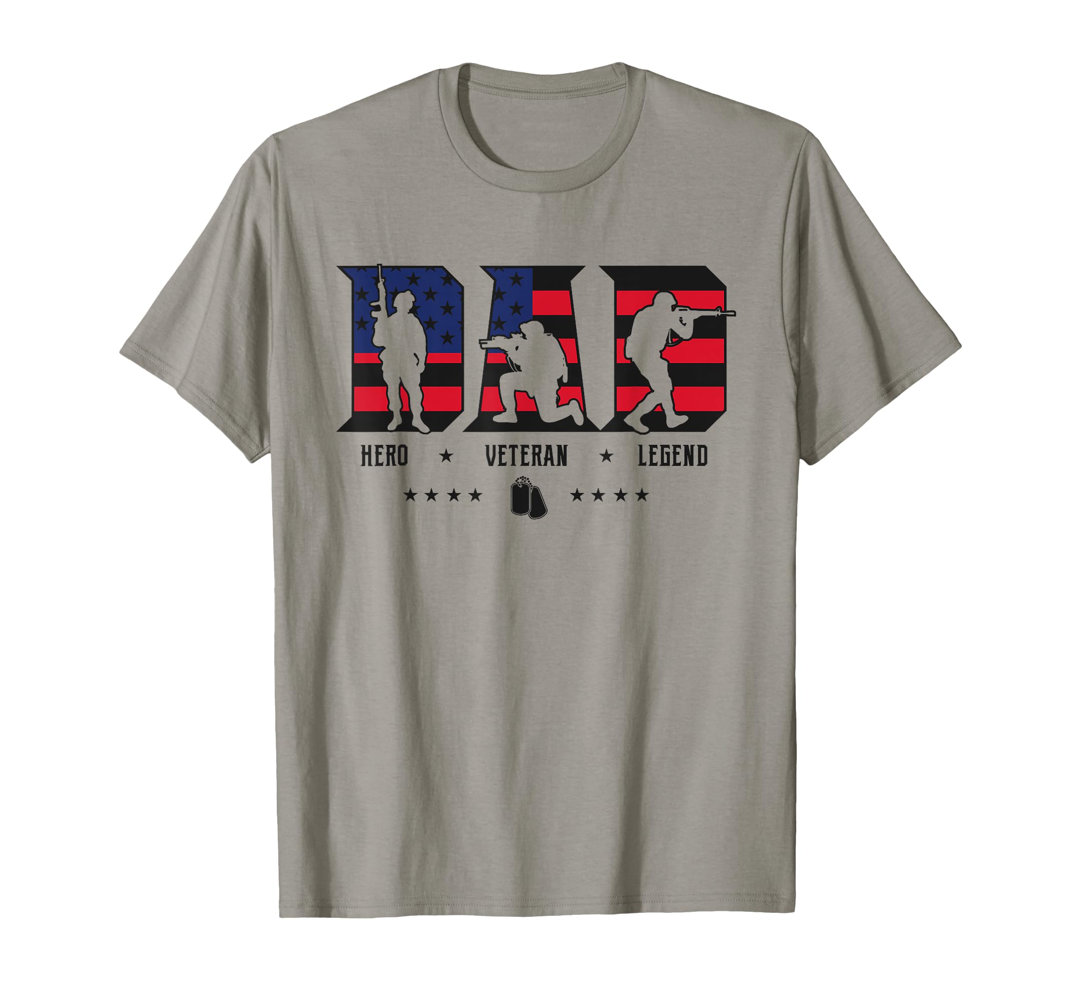 Veteran Dad Hero Legend Fathers Day T-Shirt - Aesthetic Graphic Men Women - T-Shirt, Sweatshirt, Hoodie