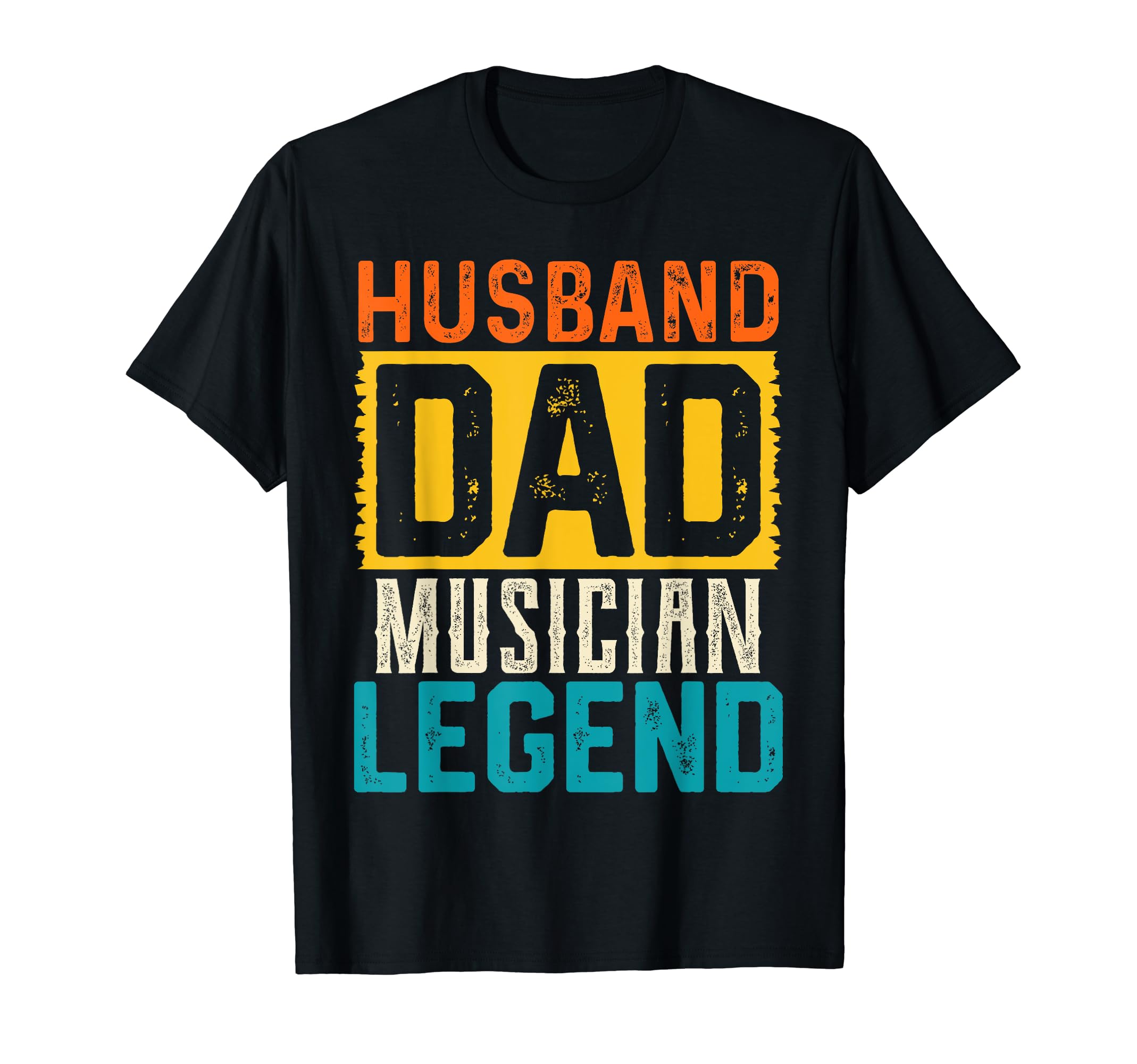 Husband Dad Musician Legend Fathers T-Shirt - Minimalist Print for Adults - T-Shirt, Sweatshirt, Hoodie