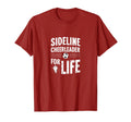 Soccer Mom Sideline Cheerleader Life T-Shirt - Unique Graphic Men Women - T-Shirt, Sweatshirt, Hoodie