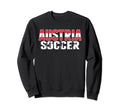Austria Soccer Fans Jersey Austrian Sweatshirt - Aesthetic Graphic Unisex - T-Shirt, Sweatshirt, Hoodie