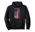 Promoted To Daddy 2023 Us American Flag Hoodie - Novelty Apparel Men Women - T-Shirt, Sweatshirt, Hoodie