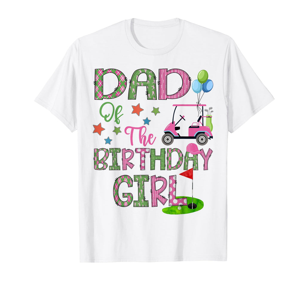 Dad Birthday Hole One Golf 1St Bday T-Shirt - Fun Novelty Design Unisex - T-Shirt, Sweatshirt, Hoodie