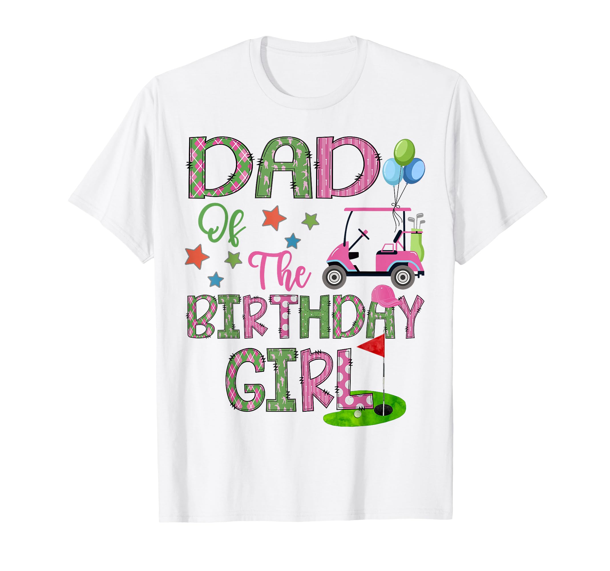 Dad Birthday Hole One Golf 1St Bday T-Shirt - Fun Novelty Design Unisex - T-Shirt, Sweatshirt, Hoodie