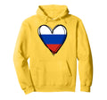 Proud Russian Aunt Uncle Dad Mama Hoodie - Minimalist Print Men Women - T-Shirt, Sweatshirt, Hoodie