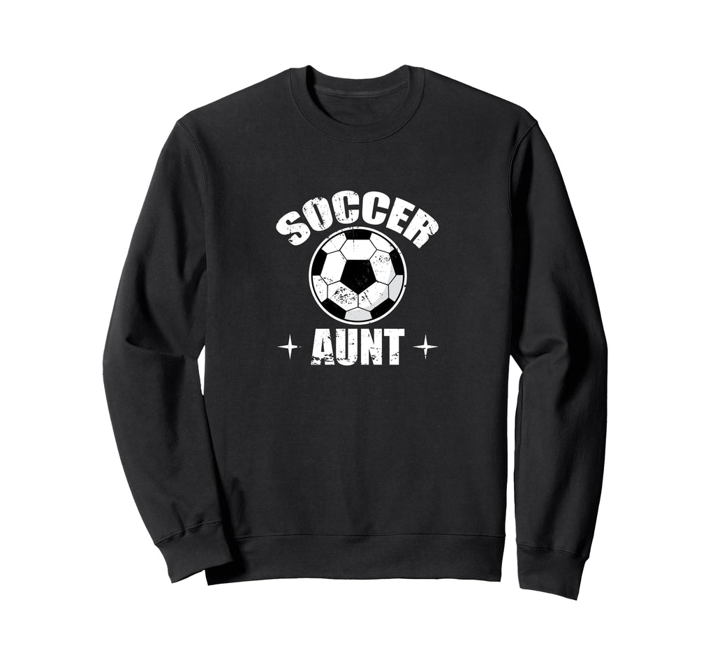 Soccer Auntfootballgoal Cheer Aunt Sweatshirt - Unique Graphic for Adults - T-Shirt, Sweatshirt, Hoodie