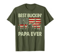 Best Buckin Papa Ever Deer Hunting T-Shirt - Graphic Print for Adults - T-Shirt, Sweatshirt, Hoodie