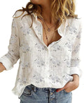 Button Down for Women Dressy Casual Boho Floral - Adult & Kids T-Shirts, Sweatshirts & Hoodies apparel design preview 1