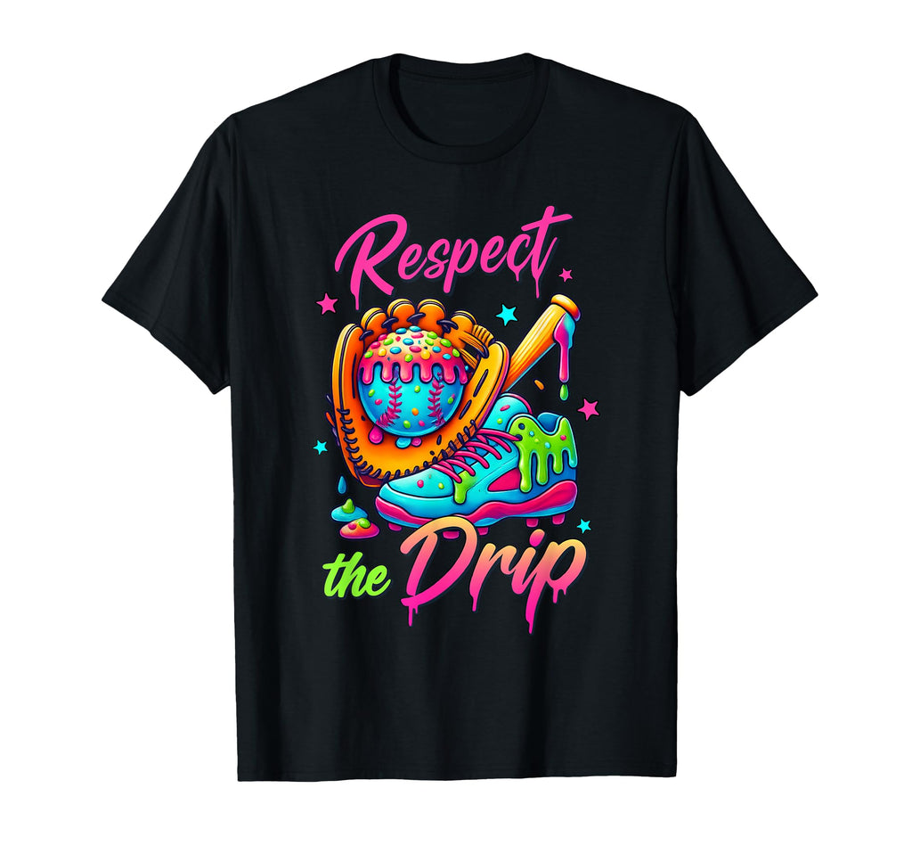 Respect Drip Ice Cream Drip T-Shirt - Unique Graphic Men Women - T-Shirt, Sweatshirt, Hoodie