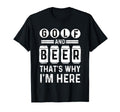 Golf And Beer Funny Dad Beer Golf T-Shirt - Graphic Print for Adults - T-Shirt, Sweatshirt, Hoodie