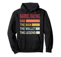 Funny Barrel Racing Dad Wallet Legend Hoodie - Streetwear Style for Adults - T-Shirt, Sweatshirt, Hoodie