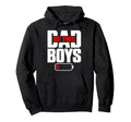 Funny Dad 2 Two Sons Happy Fathers Day Hoodie - Streetwear Style Men Women - T-Shirt, Sweatshirt, Hoodie