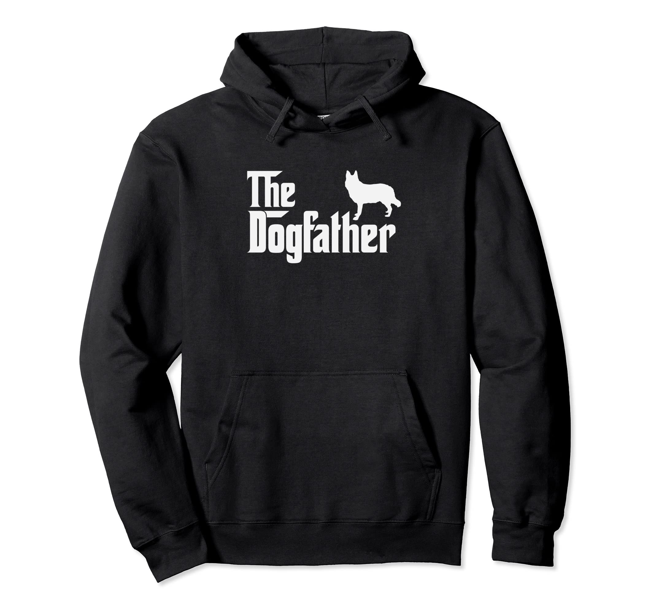 Shollie Dogfather Funny Dog Dad Hoodie - Graphic Print Unisex - T-Shirt, Sweatshirt, Hoodie