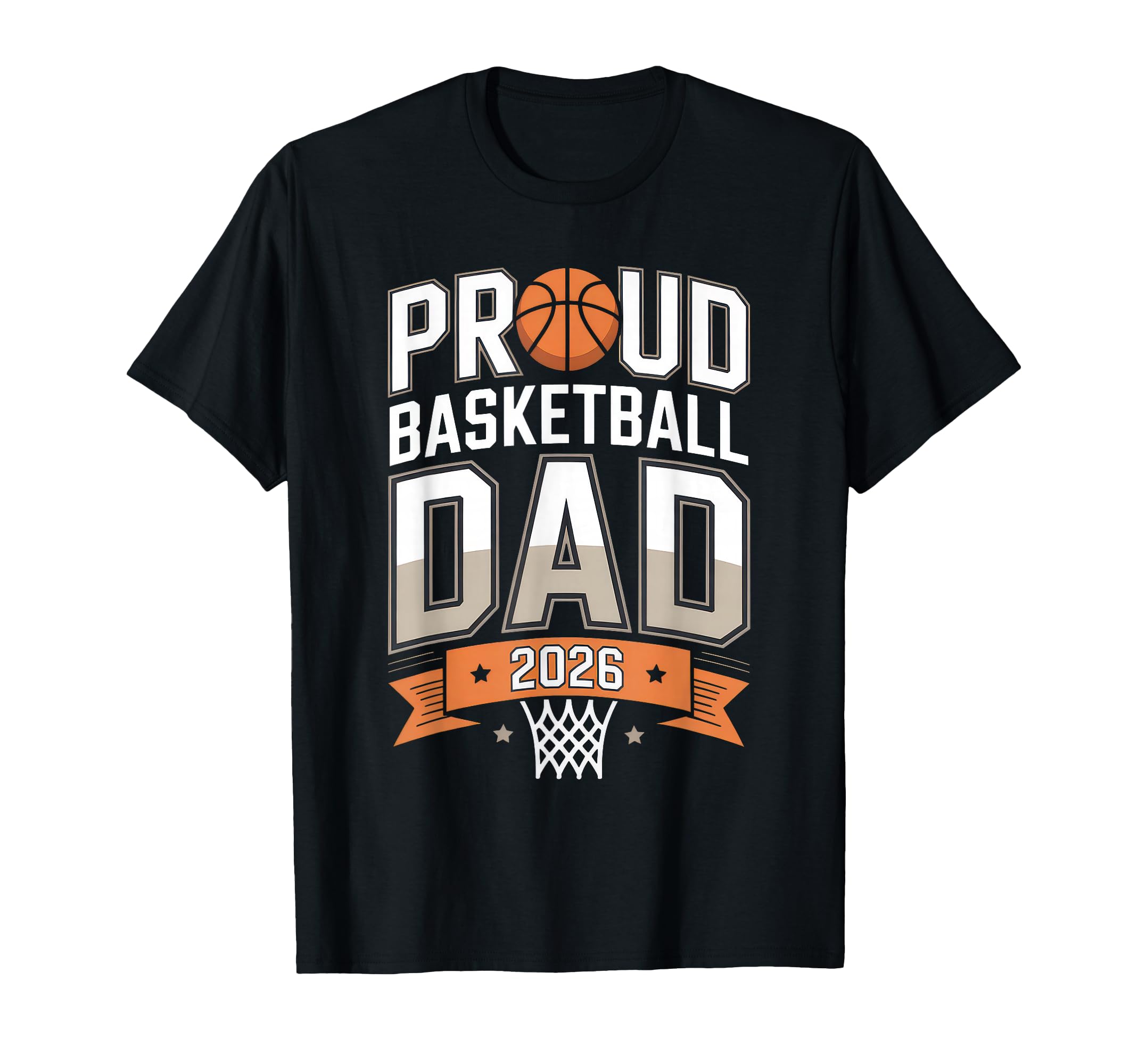 Proud Basketball Dad 2026 Graduation T-Shirt - Aesthetic Graphic Unisex - T-Shirt, Sweatshirt, Hoodie