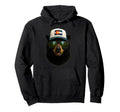 Colorado Black Bear Wearing Trucker Hat Hoodie - Minimalist Print Unisex - T-Shirt, Sweatshirt, Hoodie