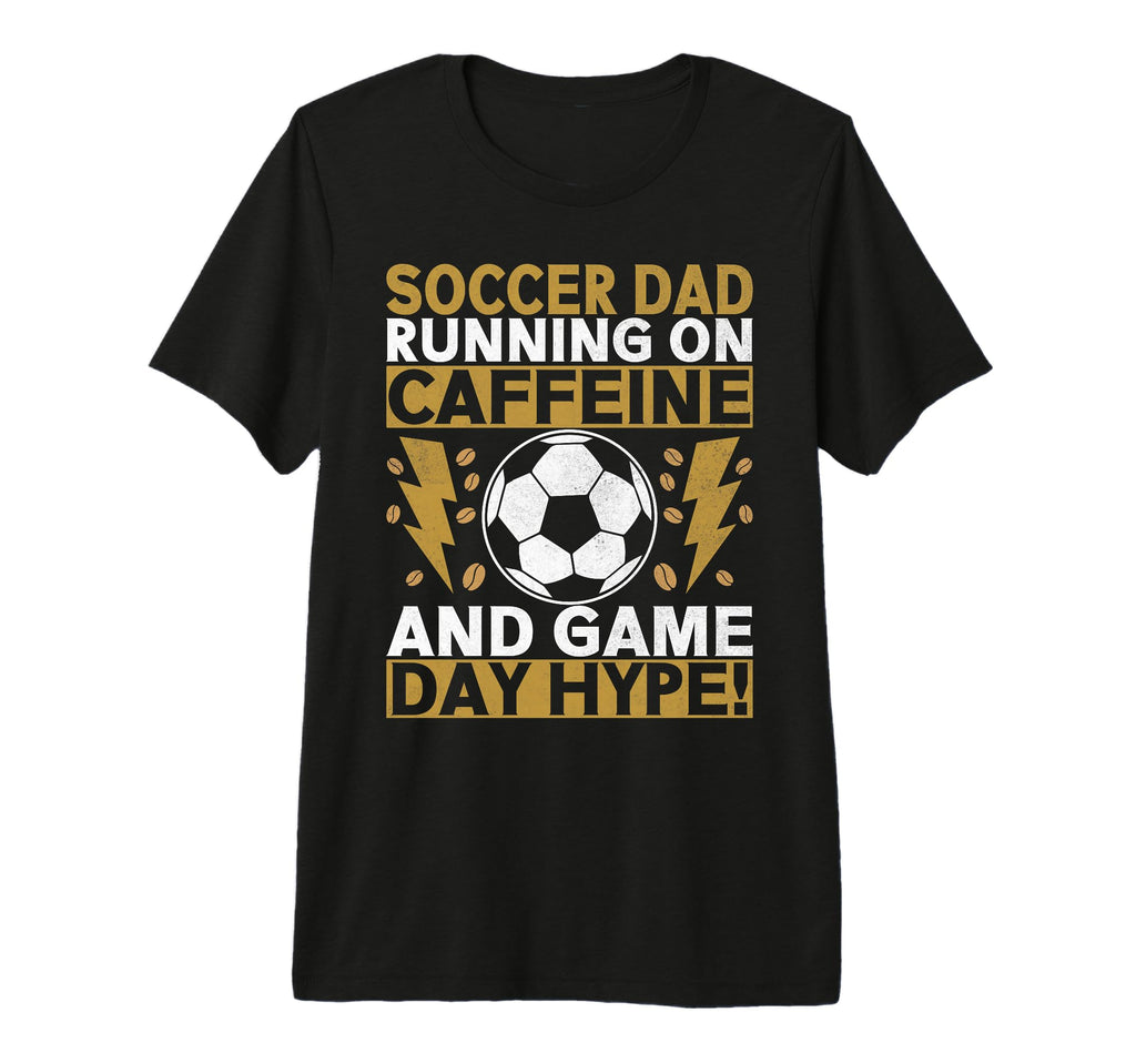 Running Caffeine And Game Day Hype T-Shirt - Unique Graphic for Adults - T-Shirt, Sweatshirt, Hoodie
