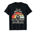 Funny Biker Papa Motorcycle Dad T-Shirt - Fun Novelty Design for Adults - T-Shirt, Sweatshirt, Hoodie