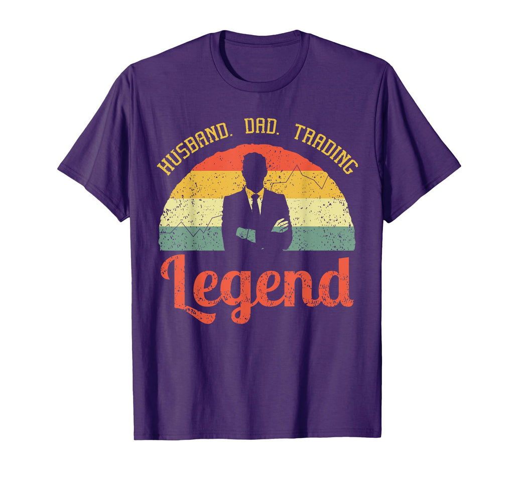 Husband Dad Trading Legend Trader T-Shirt - Trendy Graphic Men Women - T-Shirt, Sweatshirt, Hoodie