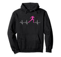 Running Heartbeat Funny Pulse Line Hoodie - Aesthetic Graphic Unisex - T-Shirt, Sweatshirt, Hoodie