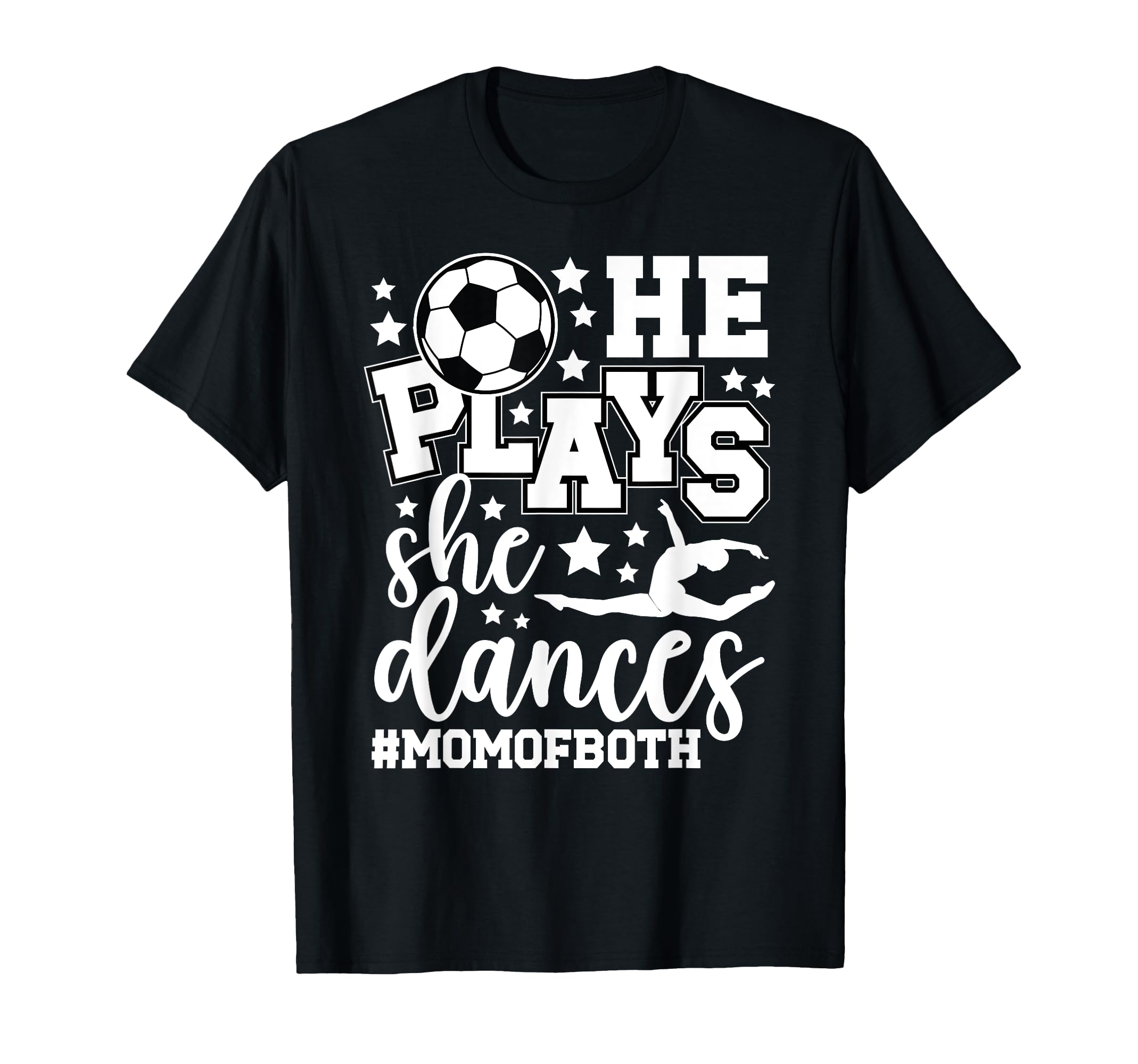 Mom Both Dancing Soccer Mom Dancer T-Shirt - Custom Art Print Men Women - T-Shirt, Sweatshirt, Hoodie