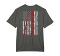 Reel Step Dad Fishing American Flag Gift T-Shirt - Novelty Apparel Unisex - T-Shirt, Sweatshirt, Hoodie