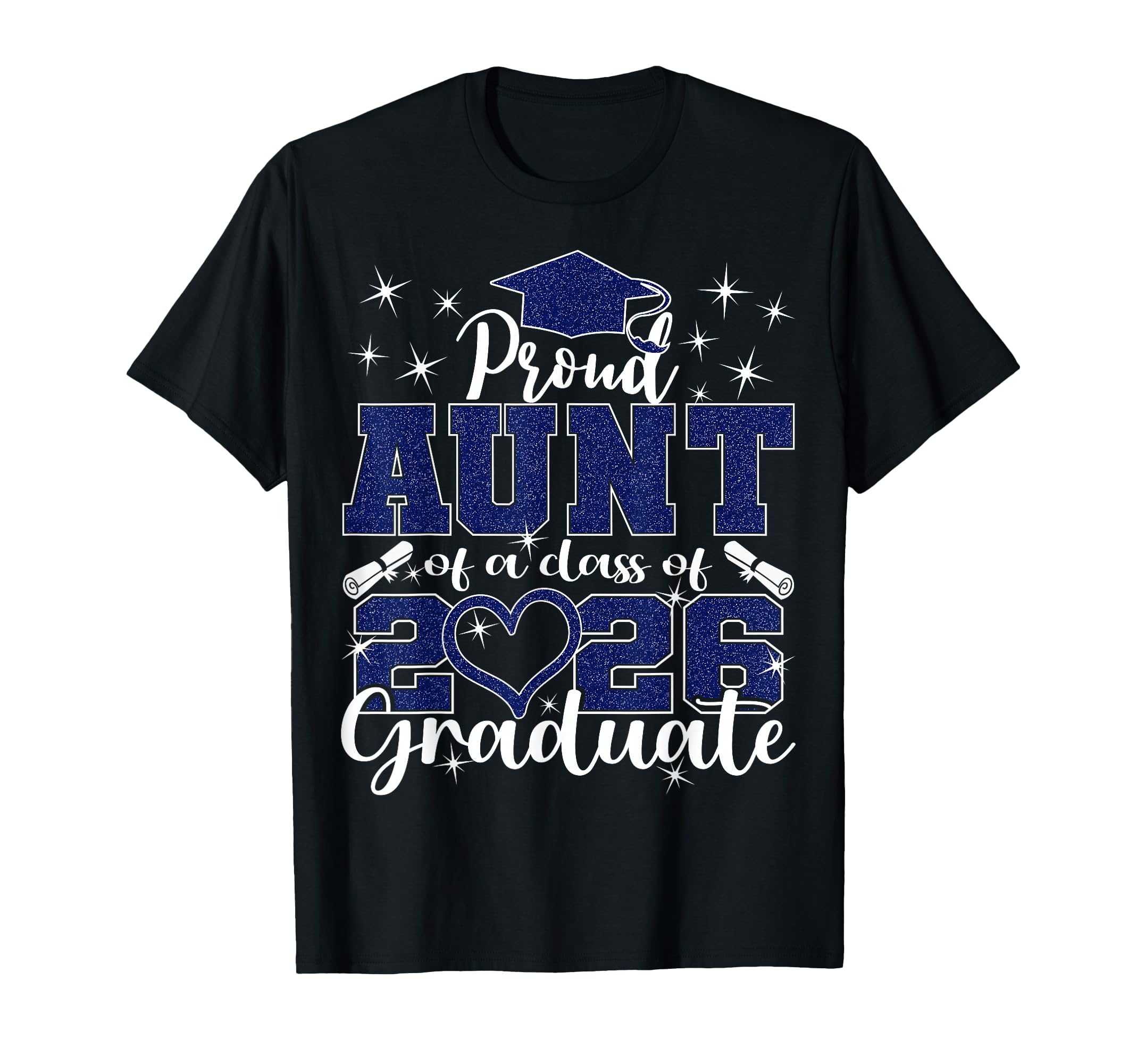 Super Proud Aunt 2026 Graduate Senior T-Shirt - Graphic Print Men Women - T-Shirt, Sweatshirt, Hoodie