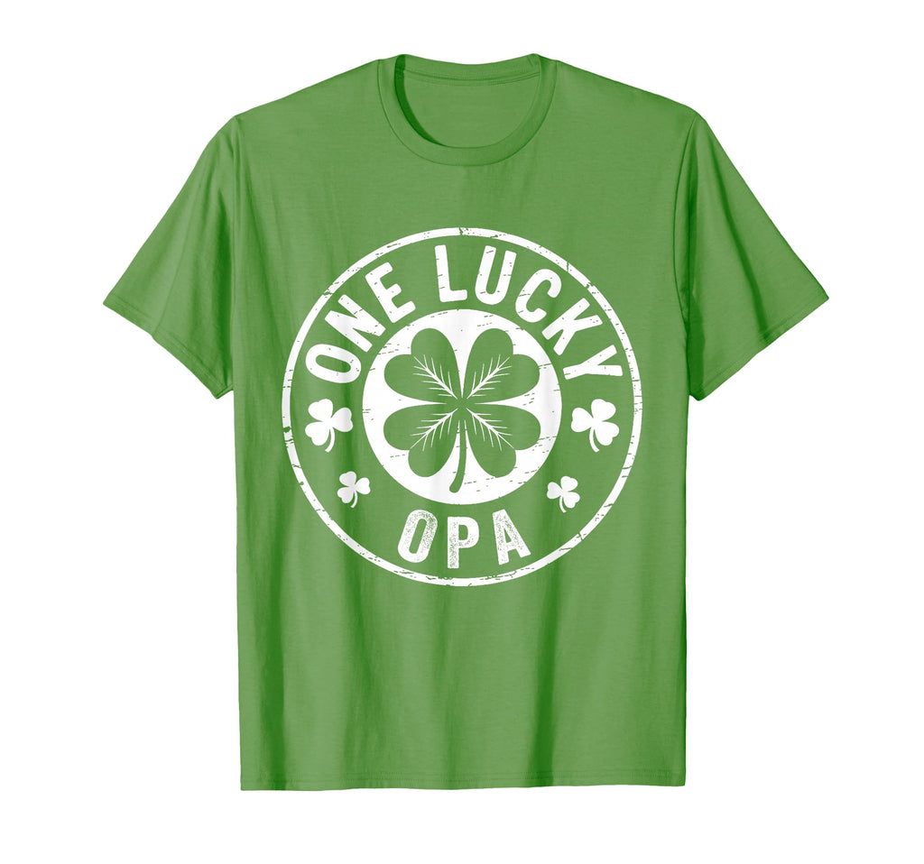 One Lucky Opa St Patricks Day Matching T-Shirt - Graphic Print for Adults - T-Shirt, Sweatshirt, Hoodie