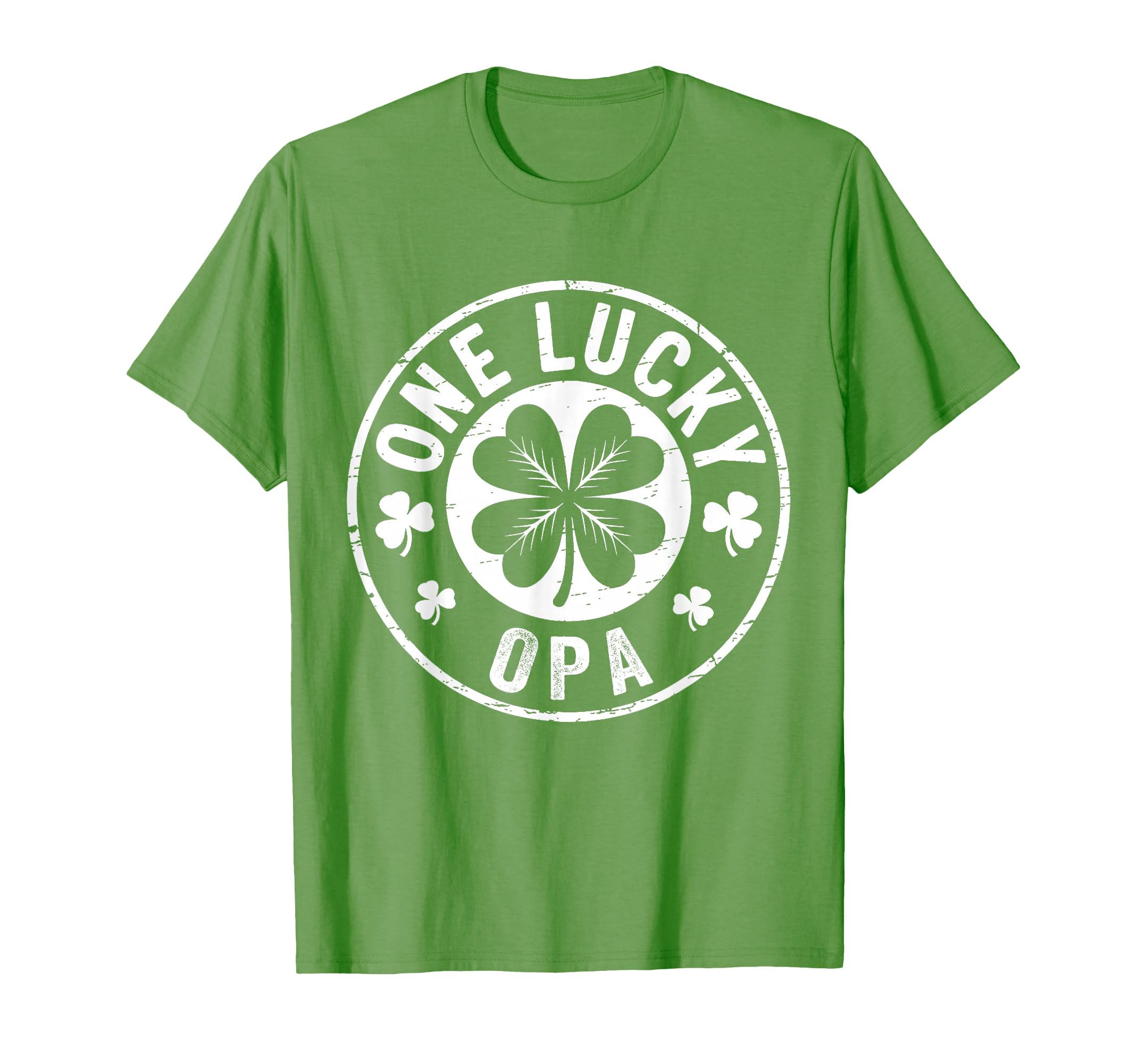 One Lucky Opa St Patricks Day Matching T-Shirt - Graphic Print for Adults - T-Shirt, Sweatshirt, Hoodie