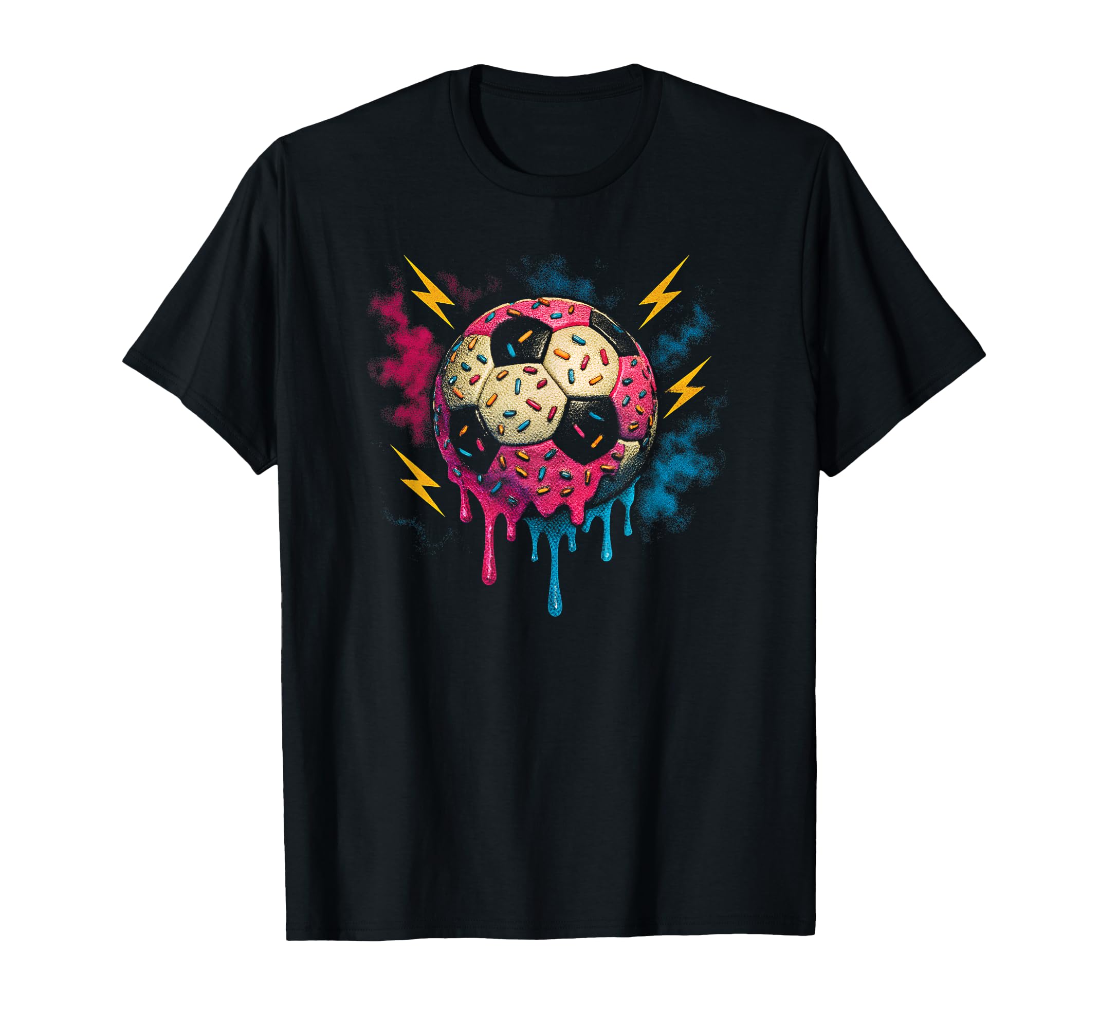 Soccer Drip Soccer Player Teen Soccer Ball T-Shirt - Graphic Print Unisex - T-Shirt, Sweatshirt, Hoodie