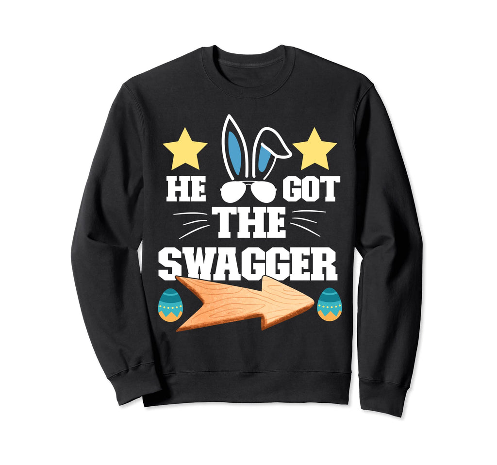 He Got Swagger Matching Outfit Sweatshirt - Aesthetic Graphic Unisex - T-Shirt, Sweatshirt, Hoodie