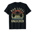 Dad Level Unlocked Gaming Dad Video T-Shirt - Fun Novelty Design Unisex - T-Shirt, Sweatshirt, Hoodie