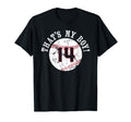 Unique Thats My 14 Baseball Player Mom T-Shirt - Minimalist Print Unisex - T-Shirt, Sweatshirt, Hoodie