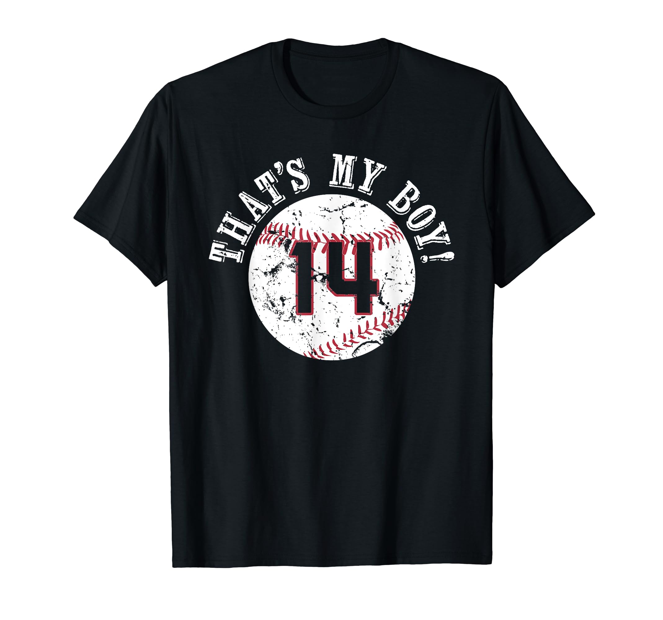 Unique Thats My 14 Baseball Player Mom T-Shirt - Minimalist Print Unisex - T-Shirt, Sweatshirt, Hoodie