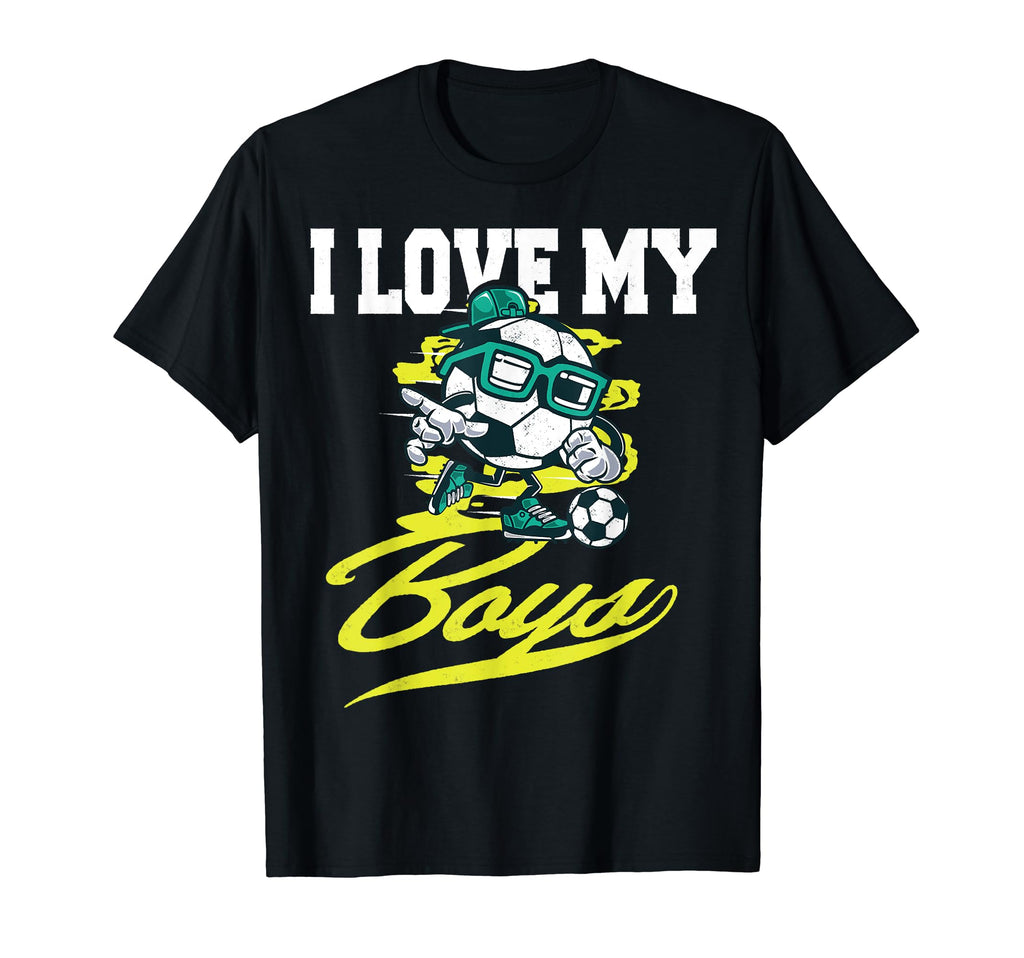 I Love My Soccer Gifts Mom And Dad T-Shirt - Trendy Graphic Unisex - T-Shirt, Sweatshirt, Hoodie