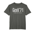 Gen X 1971 Forever Feral Gen Xer Born T-Shirt - Trendy Graphic Men Women - T-Shirt, Sweatshirt, Hoodie