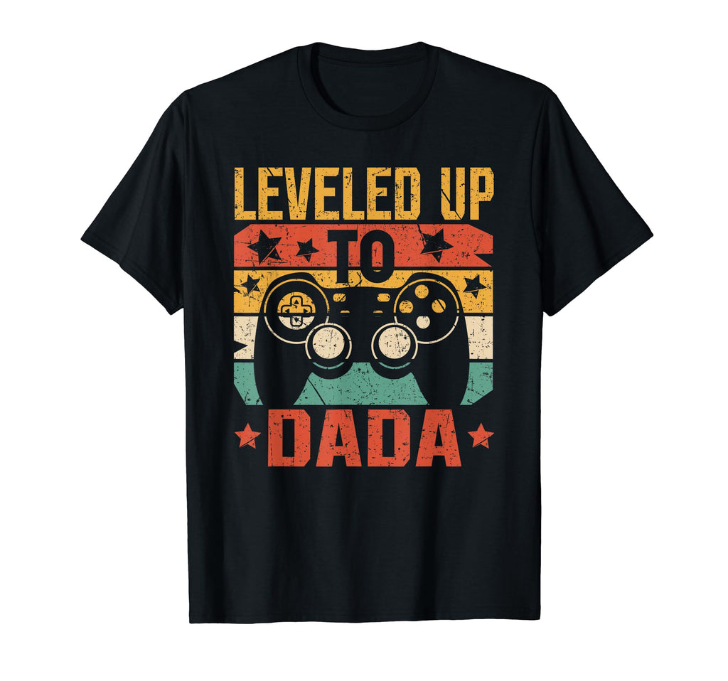 Leveled Up To Dada 2024 Pregnancy T-Shirt - Aesthetic Graphic for Adults - T-Shirt, Sweatshirt, Hoodie