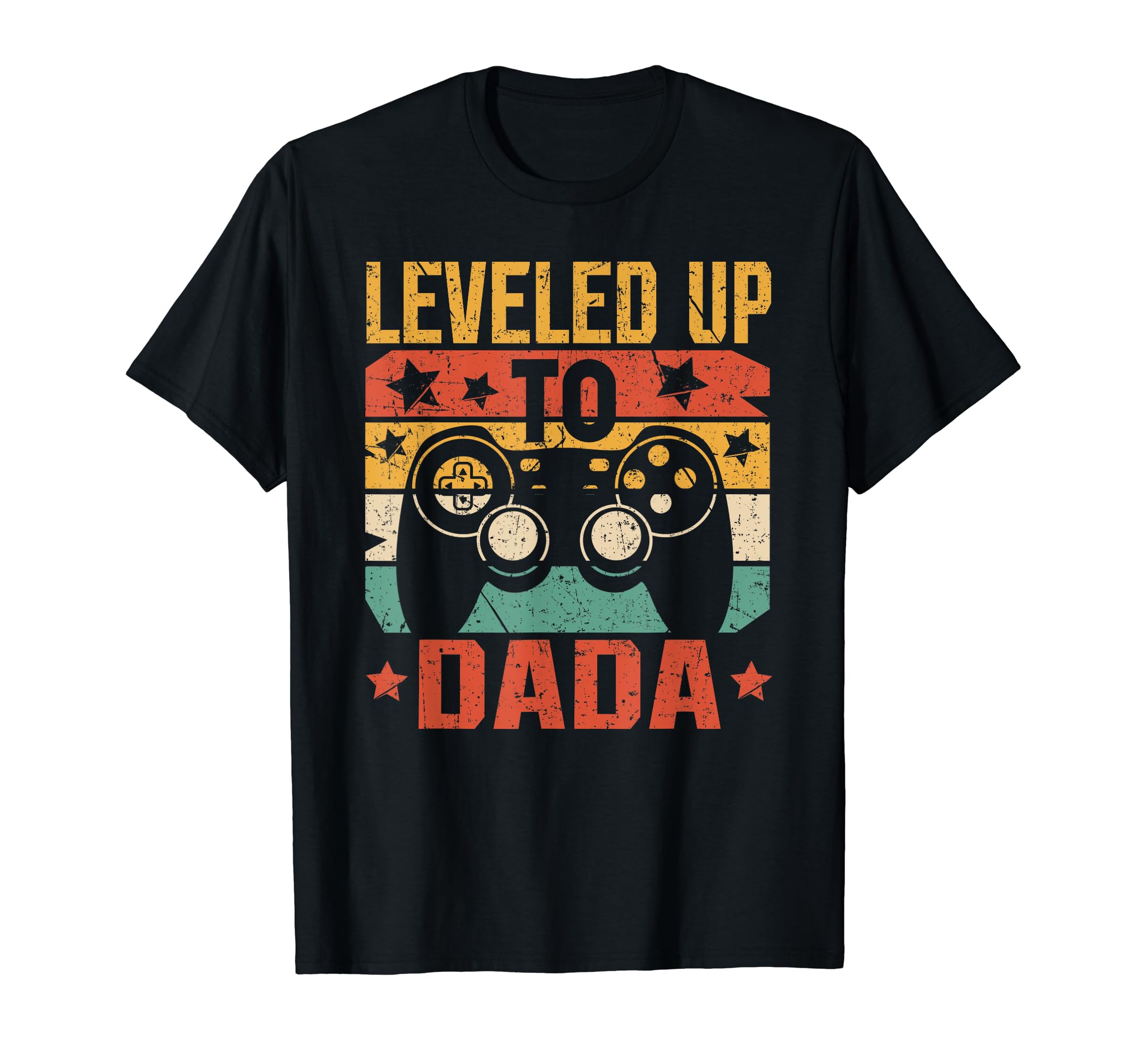 Leveled Up To Dada 2024 Pregnancy T-Shirt - Aesthetic Graphic for Adults - T-Shirt, Sweatshirt, Hoodie