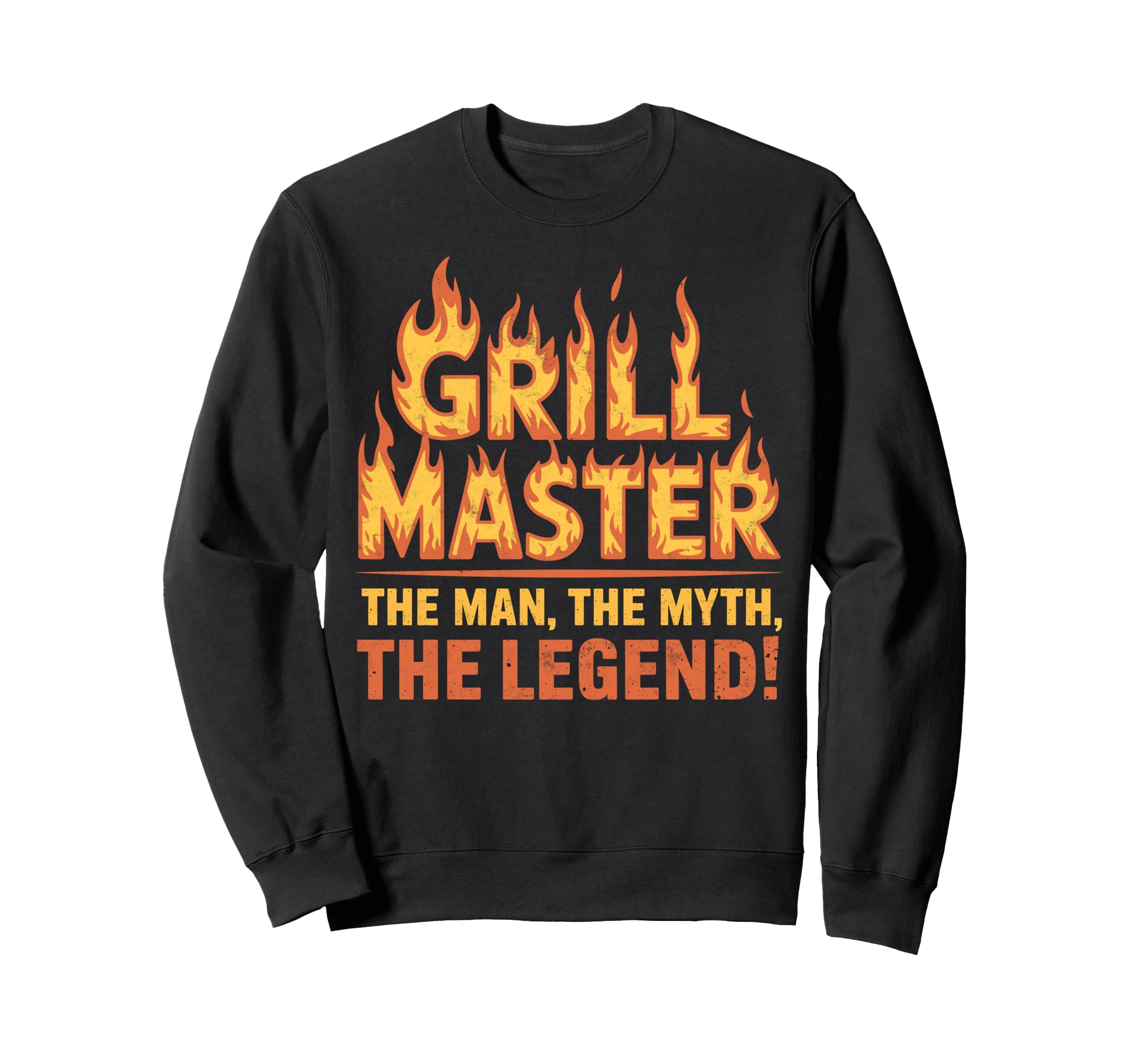 Funny Bbq Dad Grill Master Myth Legend Sweatshirt - Minimalist Print Unisex - T-Shirt, Sweatshirt, Hoodie