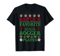 Santas Favorite Soccer Player T-Shirt - Unique Graphic for Adults - T-Shirt, Sweatshirt, Hoodie