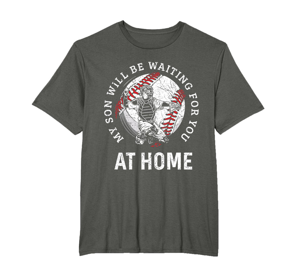 Baseball Catcher Parent Mom Dad Funny T-Shirt - Graphic Print for Adults - T-Shirt, Sweatshirt, Hoodie