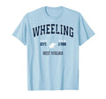 Wheeling West Virginia Wv Athletic T-Shirt - Fun Novelty Design for Adults - T-Shirt, Sweatshirt, Hoodie