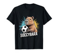 Funny Capybara Soccer Fan Animal Sports T-Shirt - Trendy Graphic Men Women - T-Shirt, Sweatshirt, Hoodie