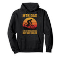Mtb Mountain Bike Dad Like Regular But Hoodie - Novelty Apparel Men Women - T-Shirt, Sweatshirt, Hoodie