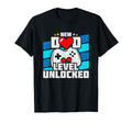New Dad Level Unlocked Gamer Dad T-Shirt - Graphic Print Unisex - T-Shirt, Sweatshirt, Hoodie