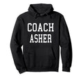 Coach Asher Custom Football Soccer Hoodie - Aesthetic Graphic Men Women - T-Shirt, Sweatshirt, Hoodie